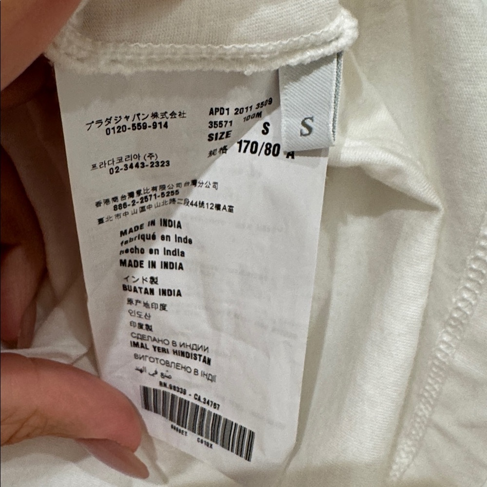 PRADA EMBELLISHED T-SHIRT size small - Picture 10 of 13